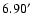 $6.90^{\prime}$