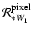 $\mathcal{R}_{*W_1}^{\rm pixel}$