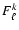 $F_\ell^k$