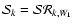 ${\mathcal
S}_k={\mathcal S}{\mathcal R}_{k,W_1}$