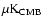 $\mu\rm K_{\rm CMB}$