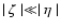 $\mid\zeta\mid\ll\mid\eta\mid$