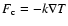 $F_{\rm c}=-k
\nabla T$