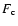 $F_{\rm c}$
