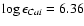 $\log\epsilon_{Ca {\sc i}}=6.36$