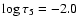 $\log\tau_5=-2.0$