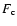 $F_{\rm c}$