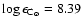 $\log\epsilon_{\rm C_\odot}=8.39$
