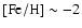 ${\rm [Fe/H]}\sim
-2$