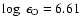 $\log~\epsilon_{\rm
O}=6.61$
