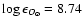 $\log\epsilon_{O_\odot}=8.74$