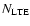 $N_{\rm LTE}$