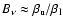 $B_{\nu}\approx
\beta_{\rm u}/\beta_{\rm l}$