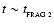 $t \sim t_{_{\rm FRAG~2}}$