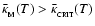 $\bar{\kappa}_{_{\rm M}}(T) > \bar{\kappa}_{_{\rm CRIT}}(T)$