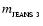 $m_{_{\rm JEANS~3}}$