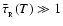 $\bar{\tau}_{_{\rm R}}(T) \gg 1$