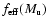 $f_{{\rm eff}}(M_{{\rm u}})$