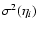 $\sigma^{2}(\eta_{{i}})$