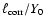 $\ell _{{\rm corr}} / {Y_{{\rm0}}}$