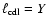$\ell_{{\rm cdl}} =
{Y}$