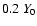 $0.2 ~
{Y}_{{\rm0}}$