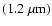 $(\rm 1.2~\mu m)$