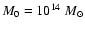 $M_0=10^{14}~{M_\odot}$