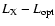 $L_{\rm X}-L_{\rm opt}$