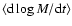 $\langle {\rm d}\log M/{\rm d}t\rangle$