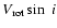 $V_{\rm rot}\sin~i$