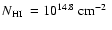 $\hbox{$N_{\rm HI}$ }= 10^{14.8}~\hbox{${\rm cm^{-2}}$ }$