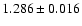 $1.286 \pm 0.016$