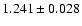 $1.241 \pm 0.028$