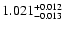 $\rm 1.021^{+0.012}_{-0.013}$