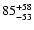 $ \rm 85^{ +58}_{ -53}$