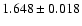 $1.648 \pm 0.018$