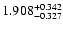 $\rm 1.908^{+0.342}_{-0.327}$