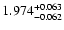 $\rm 1.974^{+0.063}_{-0.062}$