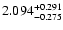 $\rm 2.094^{+0.291}_{-0.275}$