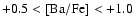 $+0.5 < {\rm [Ba/Fe]} < +1.0$
