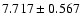 $7.717\pm0.567$