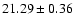 $21.29\pm0.36$