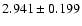$2.941\pm0.199$