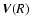$\vec{V}(R)$