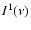 $I^{1}(\nu)$