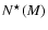 $N^\star(M)$