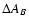 $\Delta A_B$