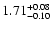 $\rm 1.71^{+0.08}_{-0.10}$