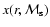 $x(r,{\cal M}_{\rm s})$